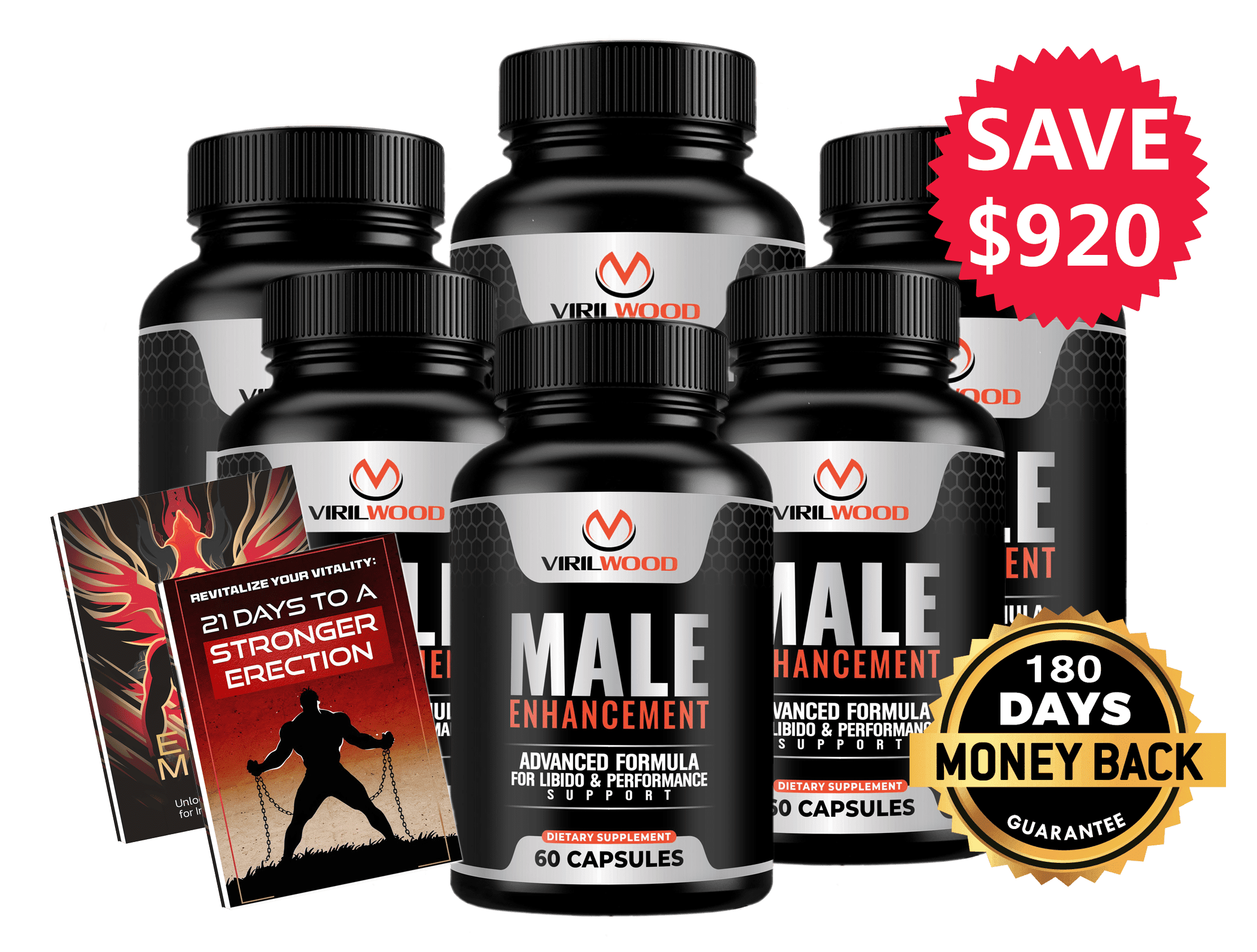 Six-bottle VirilWood best value pack